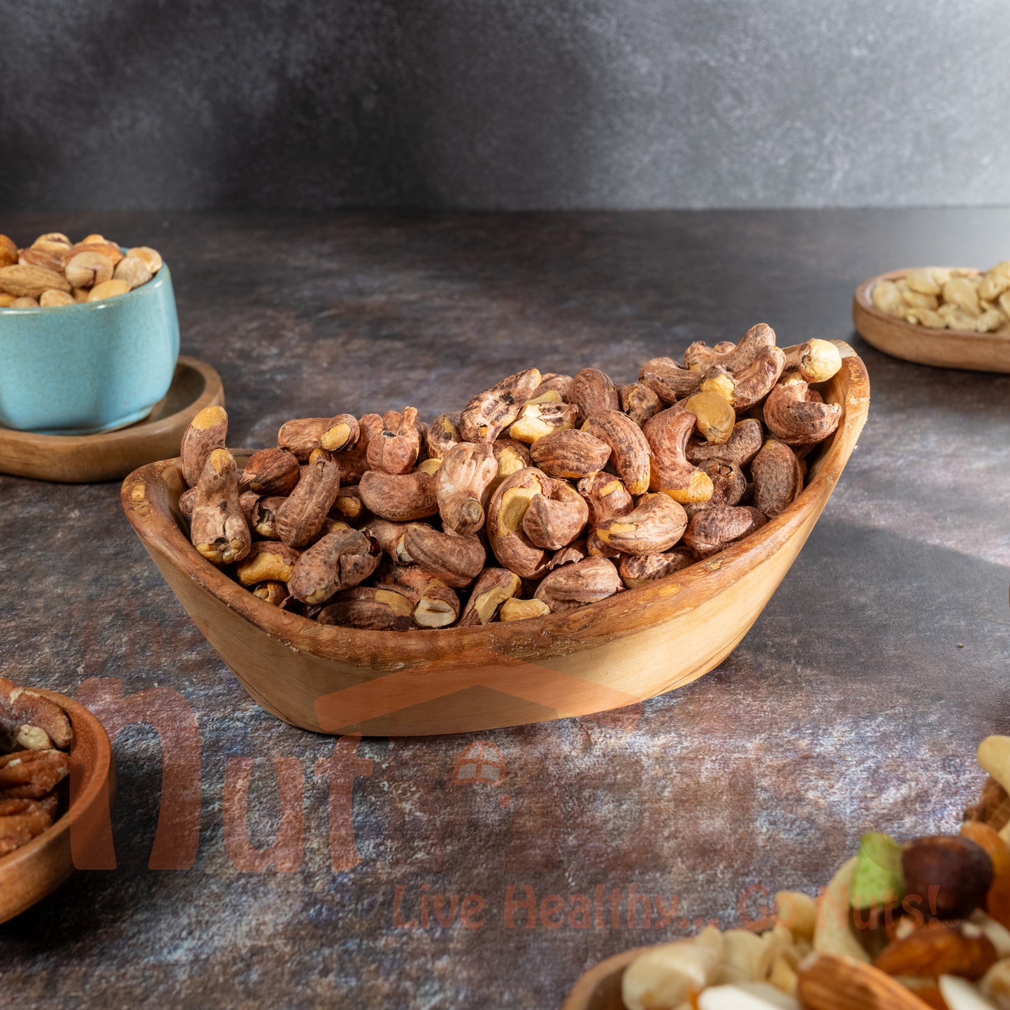 Wood Fire Roasted Skin-On Cashews