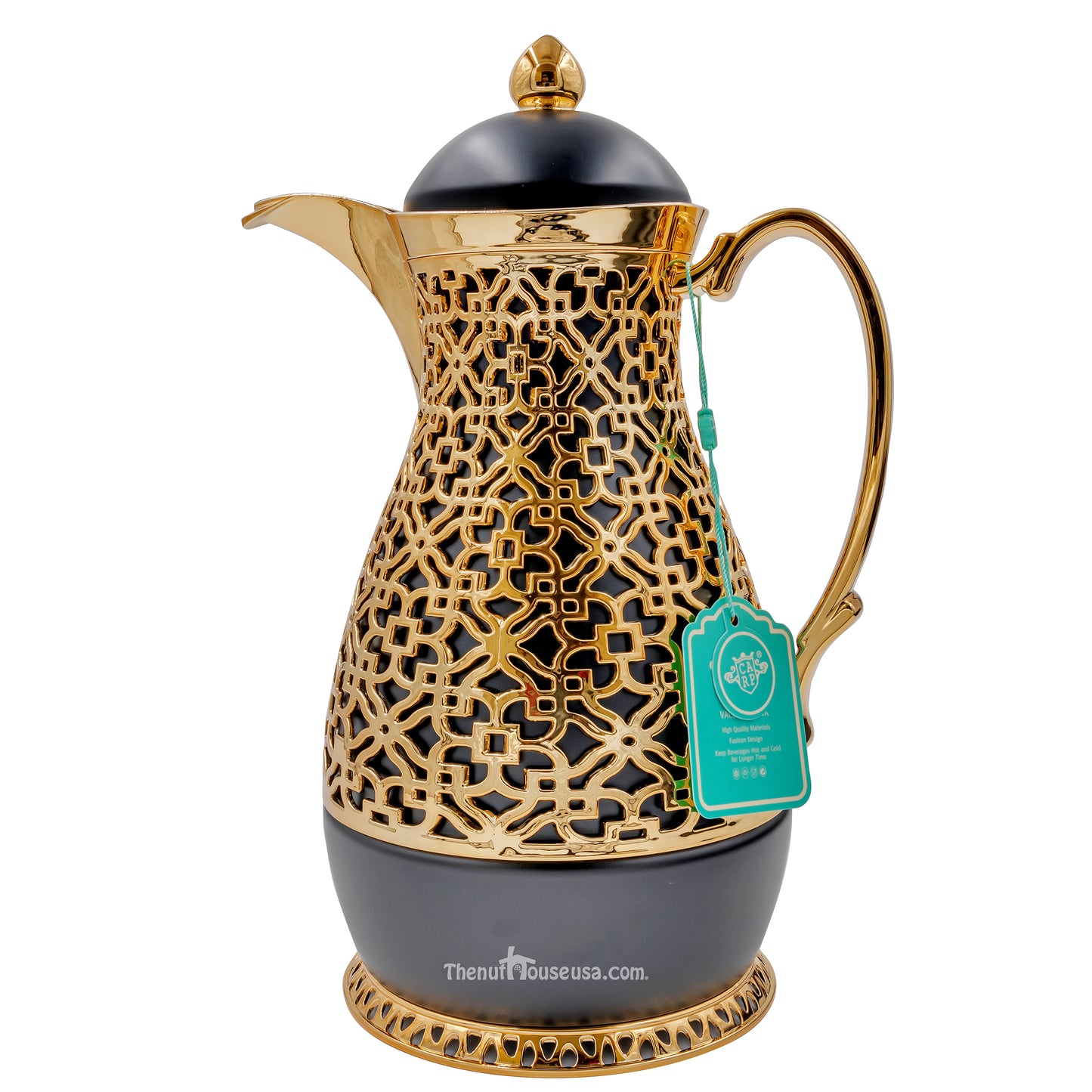 Black & Gold Coffee Thermos (6-3)