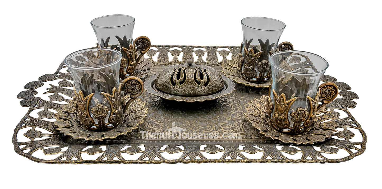 Antique Turkish Tea set 24037
