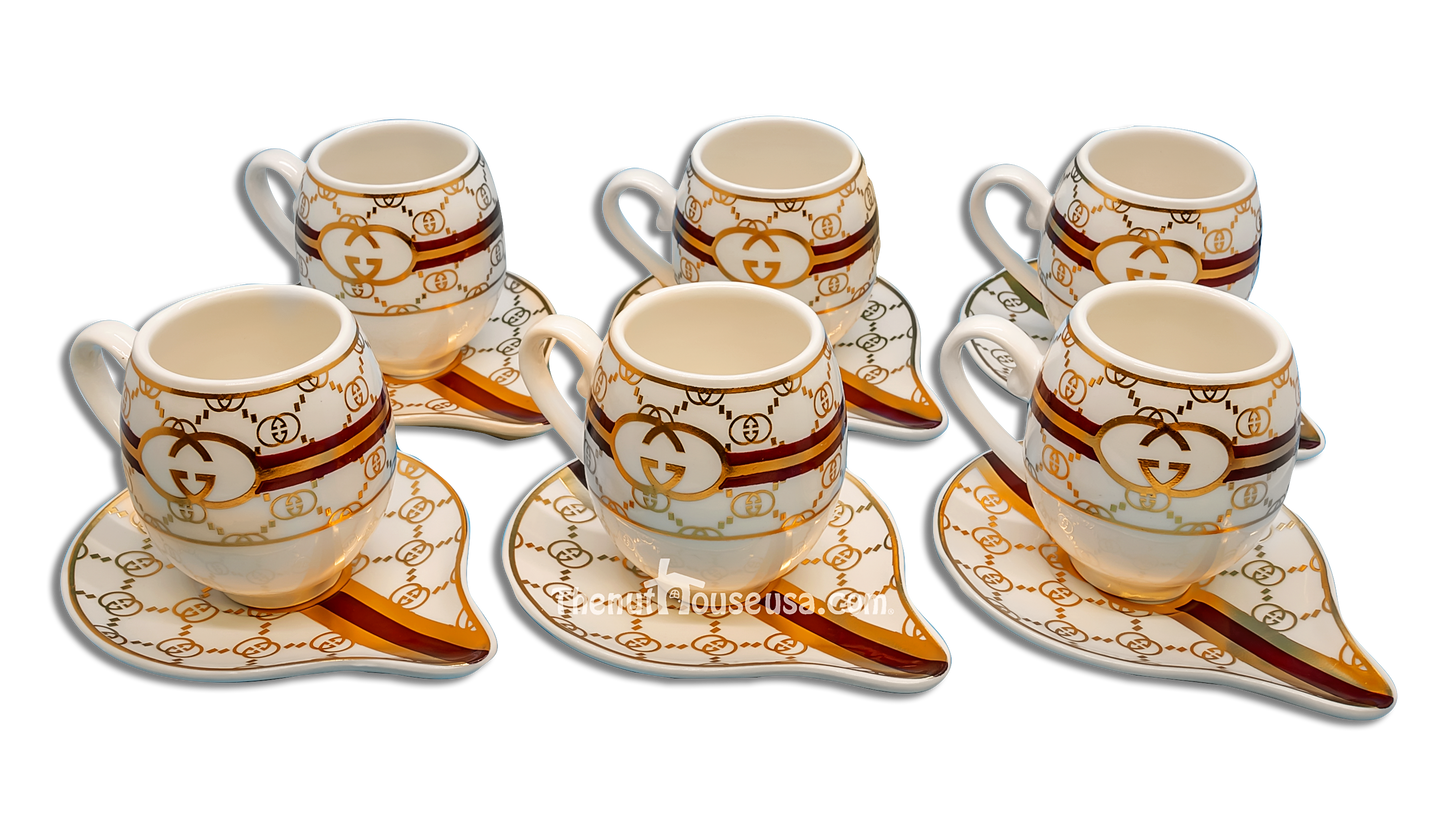 Designer 7 Turkish Coffee set 6pc ( C2 )