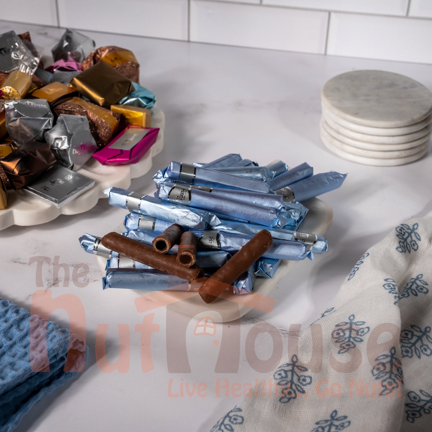 baby boy cigar wafer with hazelnut cream