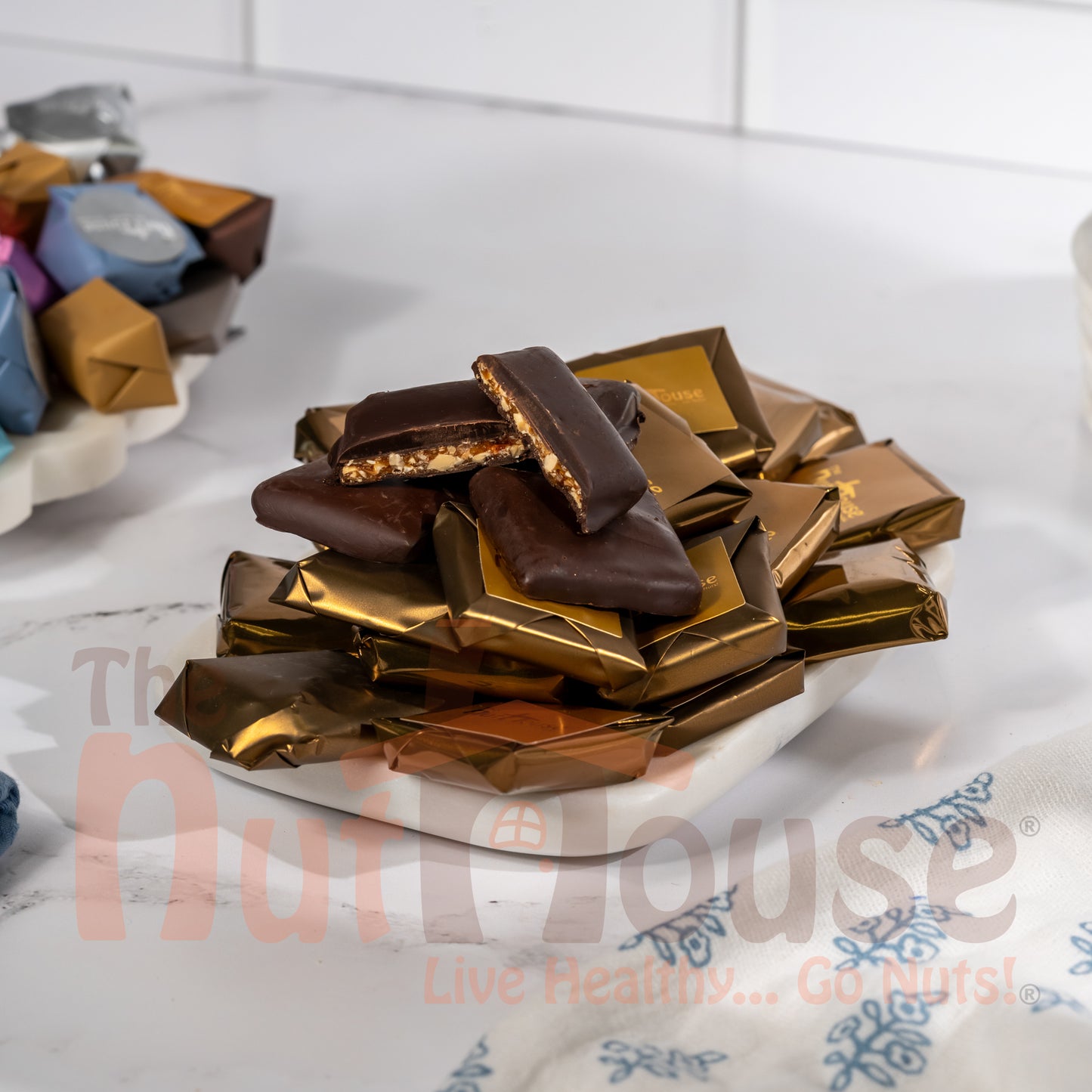 Dark chocolate almond crouqant